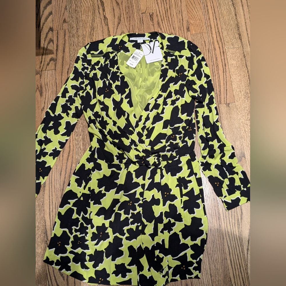 Long sleeve crepe dress